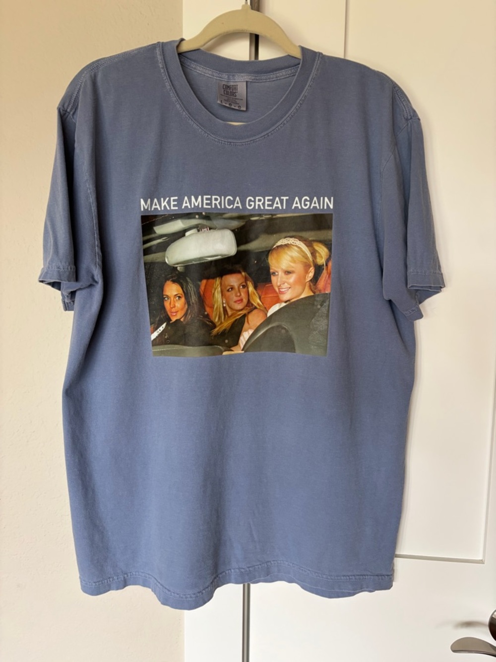Iconic MAGA Blue Crewneck Tee